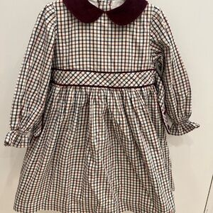 Pepa London Plaid Long-Sleeve Girls Dress
